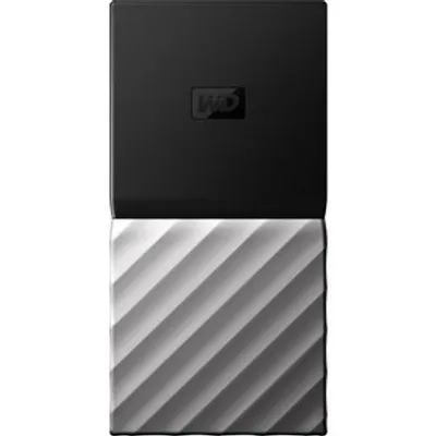 Produktbild von Western Digital My Passport, 256 GB, USB Typ-C, 3.2 Gen 2 (3.1 Gen 2), 515 MB/s, Passwortschutz, Schwarz, Silber