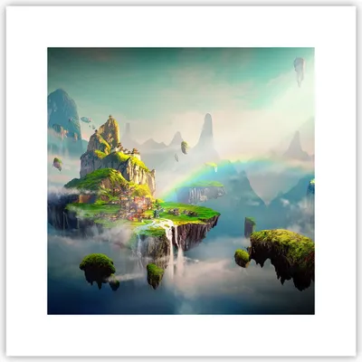Produktbild von Poster - Poster ohne Rahmen - Abstraktion Natur - 30x30 cm - Wand Bild - Wanddeko - Wandbilder - Kunstposter - Wandposter - Bilder - Kunstdruck - Wanddekoration - Wandbild - P2XAC30x30-3469