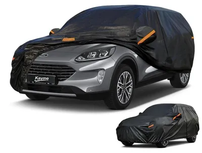 Produktbild von Autoplane Wasserdicht Atmungsaktiv für Ford Kuga (2019-2025) 7 Schichten Vollgarage Staubschutz Schwarz