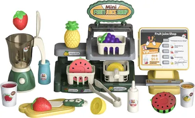 Produktbild von Luna Fruchtsaftladen 28-tlg. Smoothie Shop Ladenlokal mit Licht und Sound
