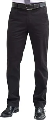 Produktbild von Brook Taverner Herren Slim fit Chino Hose Miami Chinohose 8807 black 40R(56)/31,5