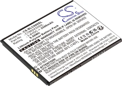 Produktbild von TECHTEK Akku Kompatibel mit [BLU] C0090P, C6 Ersetzt C766243250L