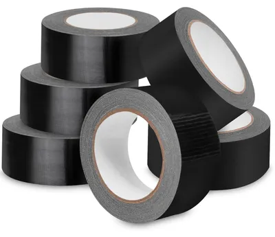 Zdjęcie produktu dla 6 rolek taśmy gaffer, 50 mm x 27,4 m - wodoodporna i wyjątkowo wytrzymała, do użytku wewnątrz i na zewnątrz
