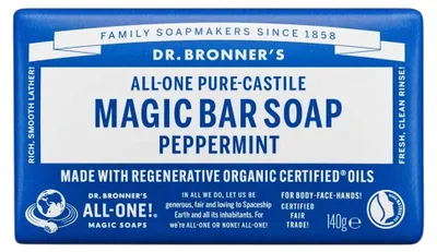 Obrázok produktu pre Mäta pieporná – mydlo v kuse All-One Magic Bar Soap 140 g
