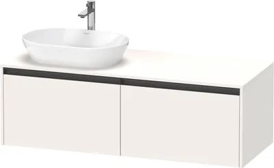 Produktbild von Duravit Ketho.2 Wastafelonderkast 140x55x45,9 cm Supermat Taupe