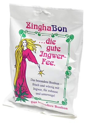 Zdjęcie produktu dla allcura ZinghaBon cukierki imbirowe, 76 g cukierków