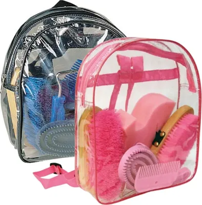 Produktbild von KERBL Putz-Rucksack Putztasche Blau