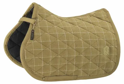 Produktbild von Eskadron Heritage Schabracke " BOUCLÉ EMBLEM " Form - Dressur Farbe - cardamom