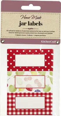 Produktbild von 30 Etiketten, rot