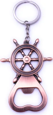 Immagine prodotto di Onwomania volante con apribottiglie portachiavi in metallo color bronzo