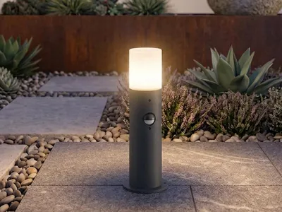 Immagine prodotto di Lanterna da giardino HOOSIC - MOVEMENT SENSOR antracite Trio 522260142