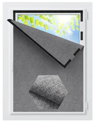 Immagine prodotto di Tenda a rullo oscurante per finestra a tetto, effetto lino, senza necessità di foratura, oscurante