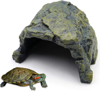 Productafbeelding van Famanu schuilplaatsen voor reptielen - Rotsen als huisdierenverblijven - Geschikt voor schildpadden, hagedissen en amfibieën