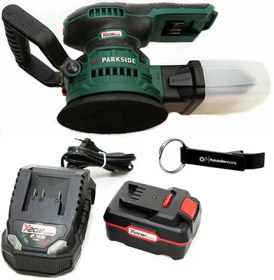 Produktbild von PARKSIDE® 20 V Akku-Exzenterschleifer PAEXS 20-Li / Ø 125 mm / inkl. Akku (4Ah) und Ladegerät (2,4A)