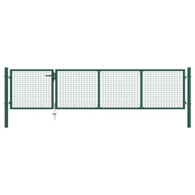 Obrázek produktu pro Zahradní branka The Living Store ocelová 350 x 75 cm zelená