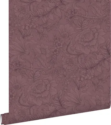 Produktbild von ESTAhome Tapete Blumenmuster Mauve-Violett 50 x 900 cm