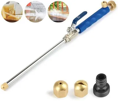 Produktbild von Gartenspritze Hochdruck Wasserstrahl Gartenbrause - Flexibler EVA Schlauch