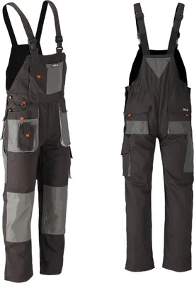 Immagine prodotto di Pantaloni da lavoro / salopette PEGMA nero/grigio taglia L