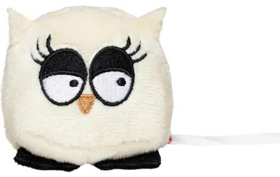 Productafbeelding van Mbw - "Schmoozies" Uil knuffel (LT2212) (standaard formaat) (wit/zwart)
