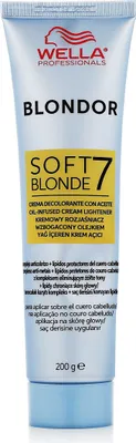 Image de Wella Blondor Soft Blonde 7 Oil Infused Cream Lightener 200 g
