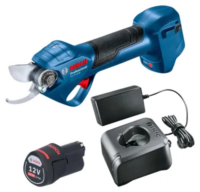 Immagine prodotto di Bosch Pro Pruner Forbici professionali a batteria 12 V + 1x batteria ricaricabile 2,0 Ah + caricabatterie