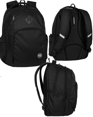 Image de Sac à dos 3 compartiments pour jeunes Break Noir Noir Coolpack