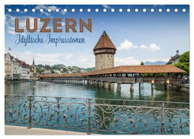Produktbild von LUZERN Idyllische Impressionen (Tischkalender 2027 DIN A5 quer), CALVENDO Monatskalender