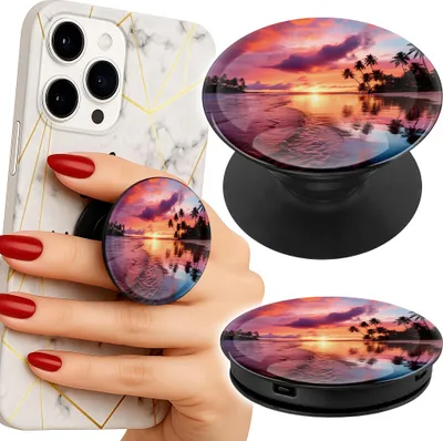 Obrázek produktu pro Finger Popsocket držák telefonu / stojan Beach Holiday Island Beautiful