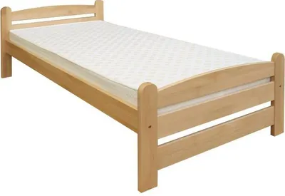Produktbild von Kinderbett / Jugendbett Buche massiv Vollholz natur 118, inkl. Lattenrost - Abmessung 100 x 200 cm