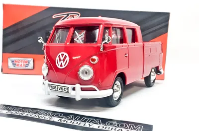 Produktbild von Volkswagen T1 DoKa - Rot MOTORMAX 1:24