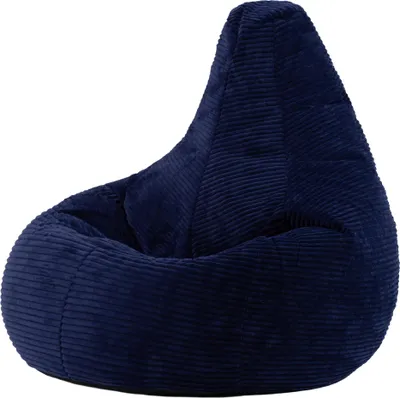 Produktbild von icon Sitzsack Bean Bag Dalton, Dunkelblau, Cord, Groß, Sitzsäcke Für Das Wohnzimmer, Schlafzimmer, Sitzsack-Sessel Für Erwachsene - Hergestellt in Deutschland