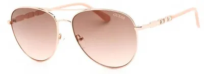 Produktbild von Guess Gf6143-28f Damen-sonnenbrille Golden Frau Golden One Size