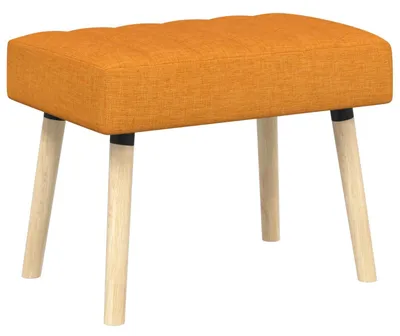 Produktbild von Kanalgepolsterte Bank Dunkelgelb 60 x 40 x 45 cm Stoff