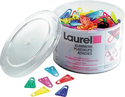 Immagine prodotto di Laurel 126011399 Laurel Büroklammern farbsortiert kunststoffüberzogen, 500 St.