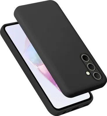 Image de Cadorabo Housse pour Samsung Galaxy M35 Housse en silicone Housse pour téléphone portable en silicone liquide, Housse de protection résistante aux rayures et aux chocs pour Samsung Galaxy M35