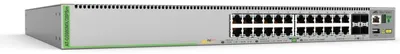 Zdjęcie produktu dla Allied Telesis AT-GS980MX/28PSM-50, Zarządzany, L3, Gigabit Ethernet (10/100/1000), Obsługa PoE, Możliwości montowania w stelażu, 1U