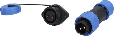 Image de Connecteur étanche, fiche étanche, connecteur d'alimentation étanche, connecteur IP68, connecteur d'aviation, prise d'aviation
