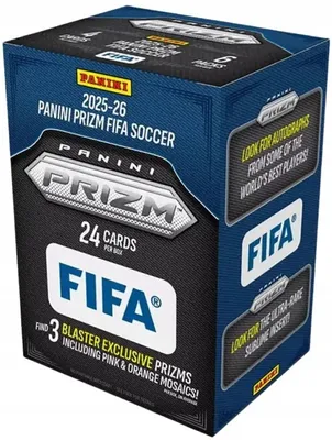 Produktbild von Panini Prizm FIFA Soccer 2025/26 Blaster Box – A CHANCE TO GET AN AUTOGRAPH