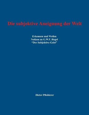 Produktbild von Die subjektive Aneignung der Welt