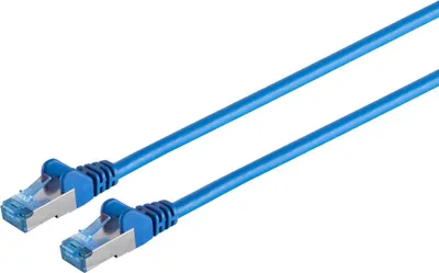 Zdjęcie produktu dla Kabel krosowy cat6A S/FTP PIMF niebieski 3m