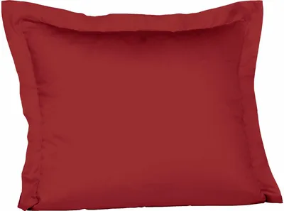 Produktbild von Fleuresse Mako-Satin-Kissenbezug uni colours, Farbe bordeaux 4580