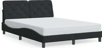Obrázek produktu pro vidaXL Rám postele bez matrace černý 120x200 cm sametový