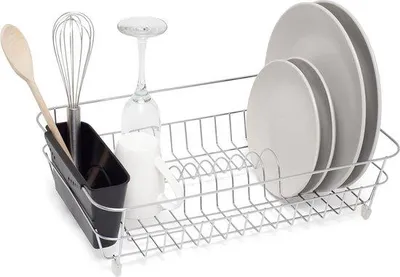 Produktbild von Famanu Geschirrabtropfgestell - Rostfreies, platzsparendes Design