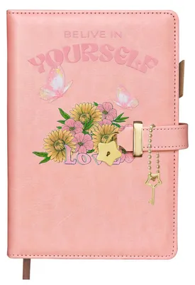 Produktbild von Tagebuch A5 mit Schloss, Kunstleder, 200 Seiten, Rosa