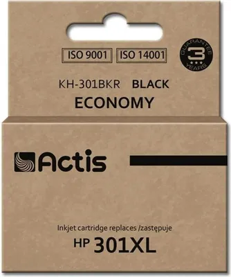 Produktbild von Actis KH-301BKR ink for HP printer; HP 301XL CH563EE replacement; Standard; 20 ml; black