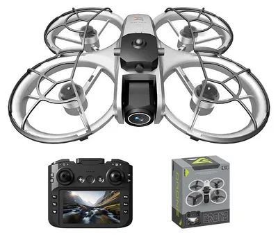 Image de Drone Zimilo 4K avec caméra et télécommande dotée d'un écran de 4,5 pouces, détection d'obstacles à 360°, moteur sans balais, FPV Wi-Fi, vol stationnaire optique