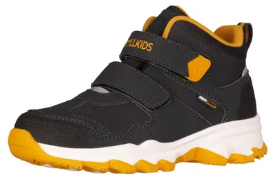 Zdjęcie produktu dla Trollkids Kjerag Hiker – dziecięce buty trekkingowe, kolor: czarny/żółty, EU 34 (577-612)