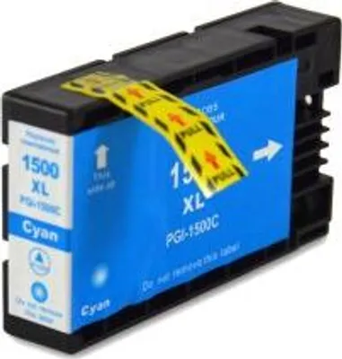 Produktbild von Druckerpatrone kompatibel mit Canon PGI-1500 XL Cyan für Maxify MB2000, MB2050, MB2100, MB2150, MB2155, MB2300, MB2350, MB2700, MB2750, MB2755