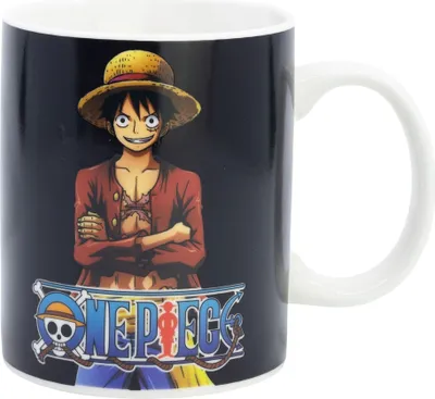 Immagine prodotto di Kubek termiczny "One Piece" Luffy 325 ml, licencjonowany, zmieniający kolor