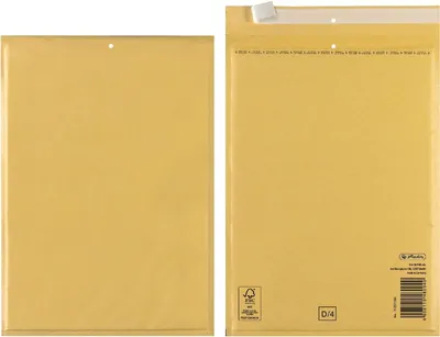 Produktbild von Luftpolstertasche Größe 4/D 20x27cm Haftklebung VE=10x10 Stück braun